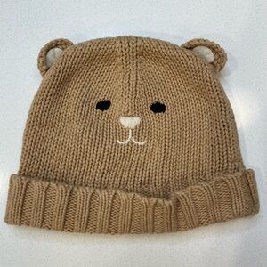 Kitestrings Tan Bear Knit Hat for Kids